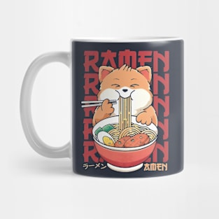 Ramen Rendezvous: Cozy Cat Delight Mug